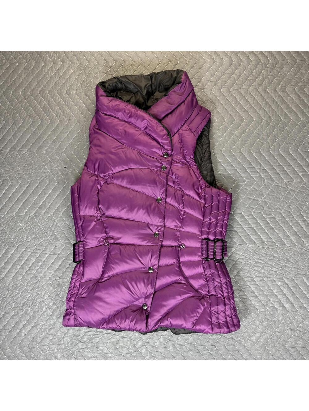 Lululemon Purple Reversible Down Puffer Vest Womens 6